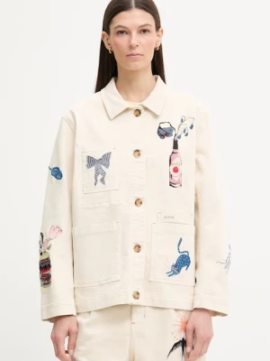 MUNTHE kurtka jeansowa damska bawełniana BRAULIA