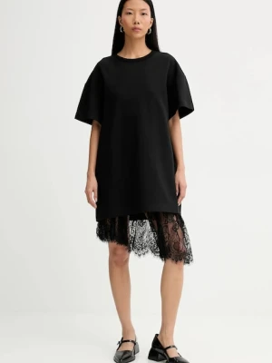 MUNTHE sukienka bawełniana ROSIE kolor czarny 254132025426