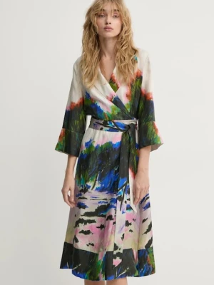 MUNTHE sukienka jedwabna SAMEN