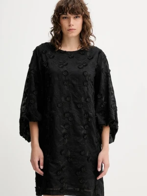 MUNTHE sukienka PANSI kolor czarny mini prosta 252131625225