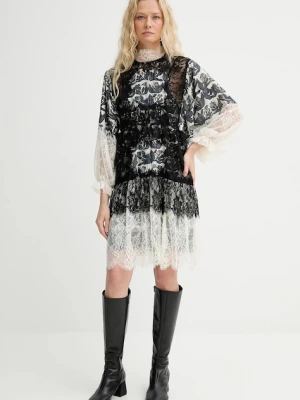 MUNTHE sukienka z domieszką jedwabiu LISSO