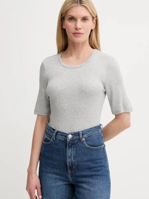 MUNTHE t-shirt MUTULA damski kolor szary 247112424769