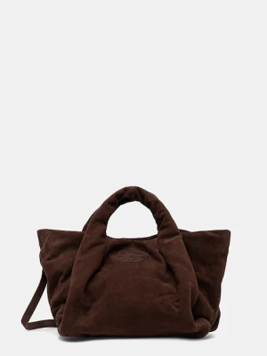 MUNTHE torebka zamszowa LIX kolor brązowy 254191025453
