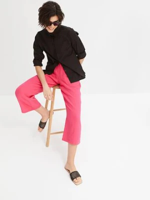 Muślinowe spodnie culotte z bawełny bonprix