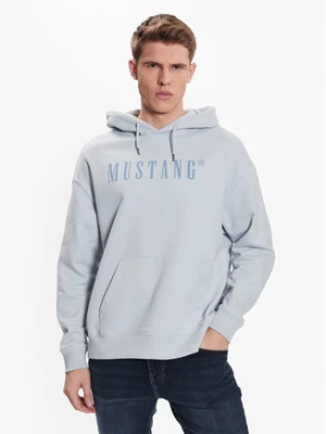 Mustang Bluza Bennet Modern 1013511 Błękitny Regular Fit