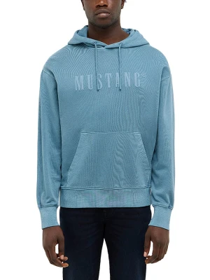 Mustang Bluza w kolorze niebieskim rozmiar: XL