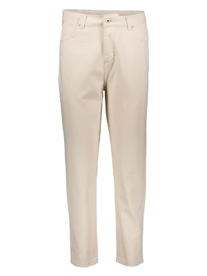 Mustang Dżinsy "Charlotte" - Tapered fit - w kolorze kremowym rozmiar: W27/L34