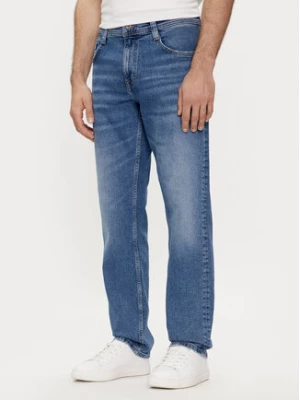 Mustang Jeansy Denver 1014878 Granatowy Straight Fit