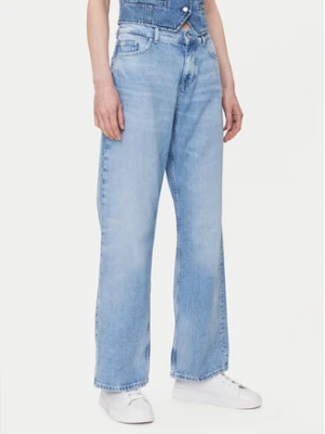 Mustang Jeansy Madison 1016211 Błękitny Wide Fit