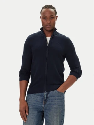 Mustang Kardigan Escondido 1016847 Granatowy Regular Fit
