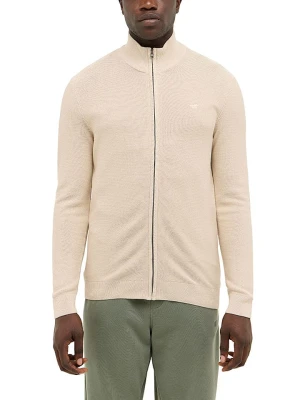 Mustang Kardigan w kolorze beżowym rozmiar: 3XL