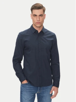 Mustang Koszula Canton 1016238 Granatowy Slim Fit