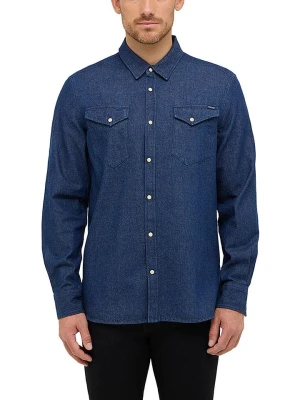 Mustang Koszula dżinsowa w kolorze granatowym rozmiar: L