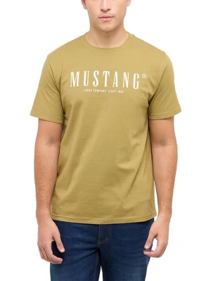 Mustang Koszulka "Austin" w kolorze khaki rozmiar: L