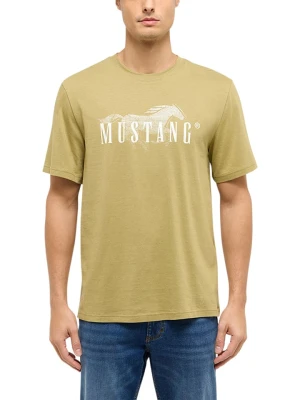 Mustang Koszulka "Austin" w kolorze khaki rozmiar: L