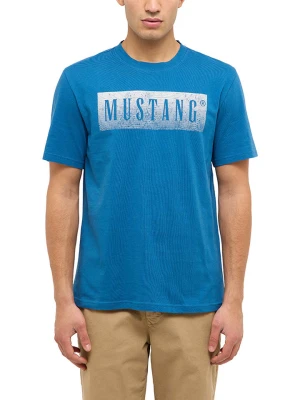 Mustang Koszulka "Austin" w kolorze niebieskim rozmiar: XL