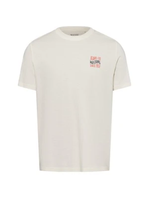 Mustang Koszulka męska - Austin Mężczyźni Bawełna beżowy,