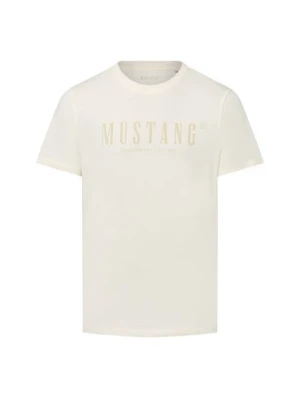 Mustang Koszulka męska - Austin Mężczyźni Bawełna beżowy jednolity,