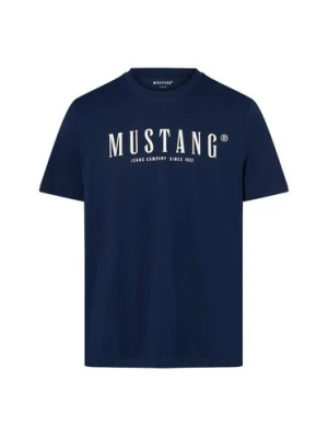 Mustang Koszulka męska - Austin Mężczyźni Bawełna niebieski jednolity,