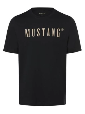Mustang Koszulka męska - Austin Mężczyźni Bawełna niebieski nadruk,