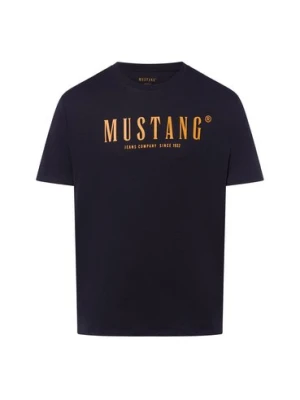 Mustang Koszulka męska - Austin Mężczyźni Bawełna niebieski nadruk,