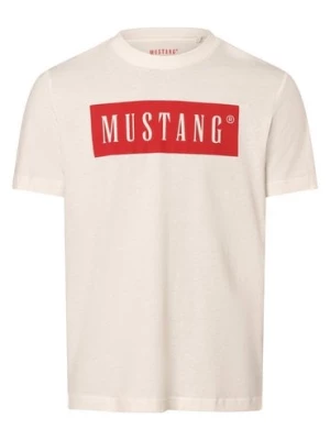 Mustang Koszulka męska - Austin Mężczyźni Dżersej biały nadruk,