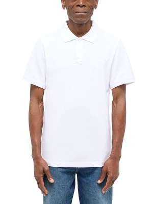 Mustang Koszulka polo w kolorze białym rozmiar: XL