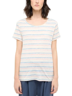 Mustang Koszulka w kolorze błękitno-jasnoróżowym rozmiar: M