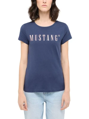Mustang Koszulka w kolorze granatowym rozmiar: M