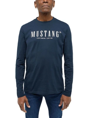 Mustang Koszulka w kolorze granatowym rozmiar: M