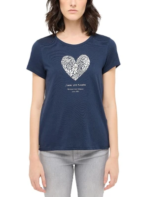 Mustang Koszulka w kolorze granatowym rozmiar: M