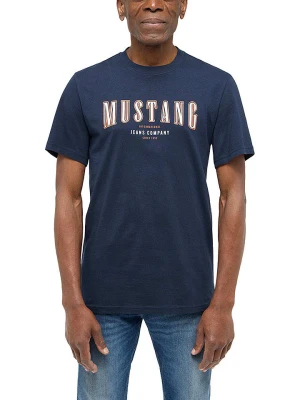 Mustang Koszulka w kolorze granatowym rozmiar: M