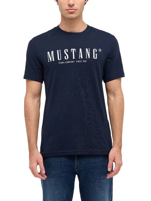 Mustang Koszulka w kolorze granatowym rozmiar: M
