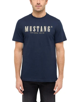 Mustang Koszulka w kolorze granatowym rozmiar: XL