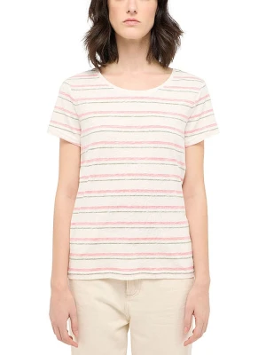 Mustang Koszulka w kolorze jasnoróżowo-szarym rozmiar: S