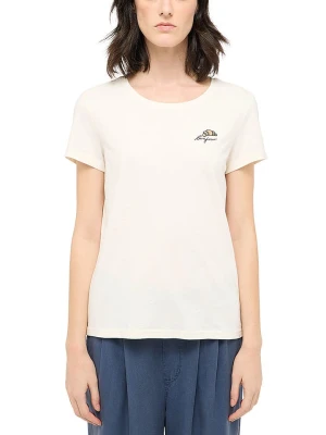 Mustang Koszulka w kolorze kremowym rozmiar: L