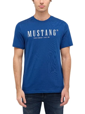 Mustang Koszulka w kolorze niebieskim rozmiar: L