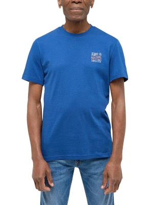 Mustang Koszulka w kolorze niebieskim rozmiar: XL