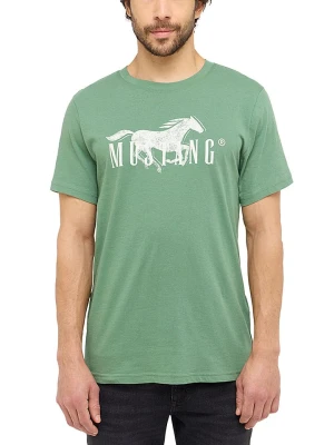 Mustang Koszulka w kolorze zielonym rozmiar: 3XL