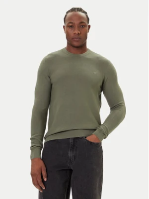 Mustang Sweter Elliot 1016844 Zielony Regular Fit