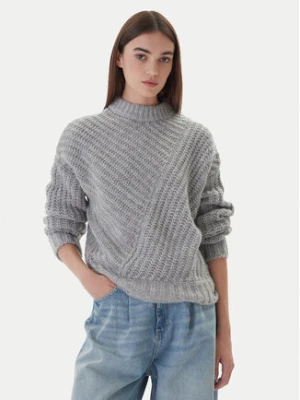 Mustang Sweter Erin 1016786 Szary Relaxed Fit