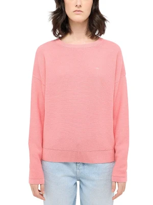 Mustang Sweter w kolorze jasnoróżowym rozmiar: L