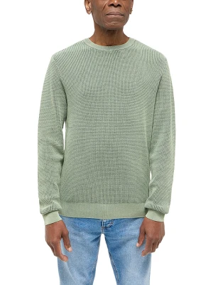 Mustang Sweter w kolorze zielonym rozmiar: M