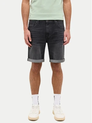 Mustang Szorty jeansowe Washington 1016453 Czarny Straight Fit