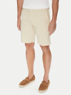 Mustang Szorty materiałowe Amsterdam 1016450 Beżowy Slim Fit