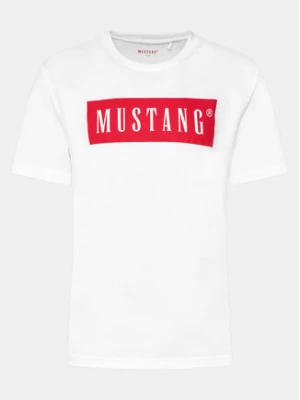 Mustang T-Shirt 1014749 Biały Regular Fit