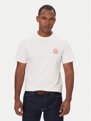 Mustang T-Shirt Akron 1016869 Écru Relaxed Fit