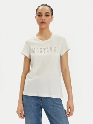 Mustang T-Shirt Albany 1014984 Biały Relaxed Fit
