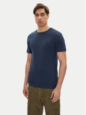 Mustang T-Shirt Allen 1016486 Granatowy Slim Fit