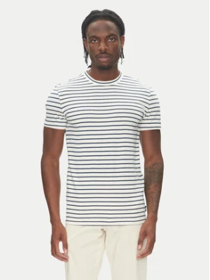 Mustang T-Shirt Allen 1016496 Granatowy Regular Fit